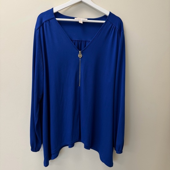 Michael Kors Tops - Michael Kors Cobalt Blue Women's Top 2xl